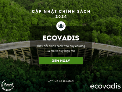 Xếp hạng Ecovadis mới nhất - Cập nhật chính sách Ecovadis 2024