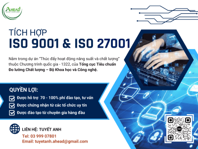 Bộ KH&CN hỗ trợ toàn bộ chi phí đào tạo, tư vấn ISO 9001 - ISO 27001 cho doanh nghiệp Việt Nam