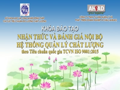 Khóa đào tạo TCVN ISO 9001:2015 trực tuyến tại tỉnh Đồng Tháp