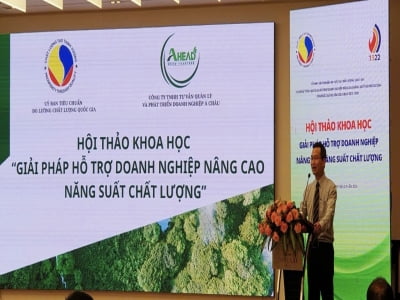 AHEAD THAM GIA HỘI THẢO "GIẢI PHÁP HỖ TRỢ DOANH NGHIỆP NÂNG CAO NĂNG SUẤT CHẤT LƯỢNG" TẠI ĐÀ NẴNG